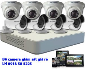 Lắp đặt bộ camera giám sát giá rẻ DS-2CE55A2P-IR