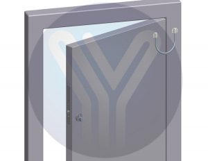 Lắp đặt Khóa chốt rơi YB-600B