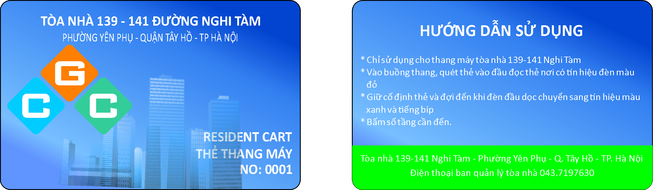 Thẻ từ thang máy