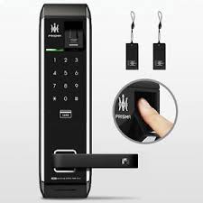 Khóa cửa vân tay + mã số H-gang Prisma F901