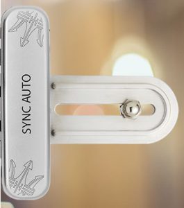 Lắp thêm kẹp cửa kính H-Gang Sync Auto glass khi cửa có vách kính kep-cua-kinh-H-Gang Sync Auto glass