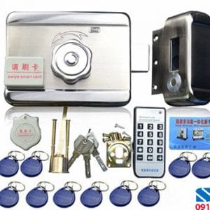khóa cổng điện thẻ từ smart rim lock